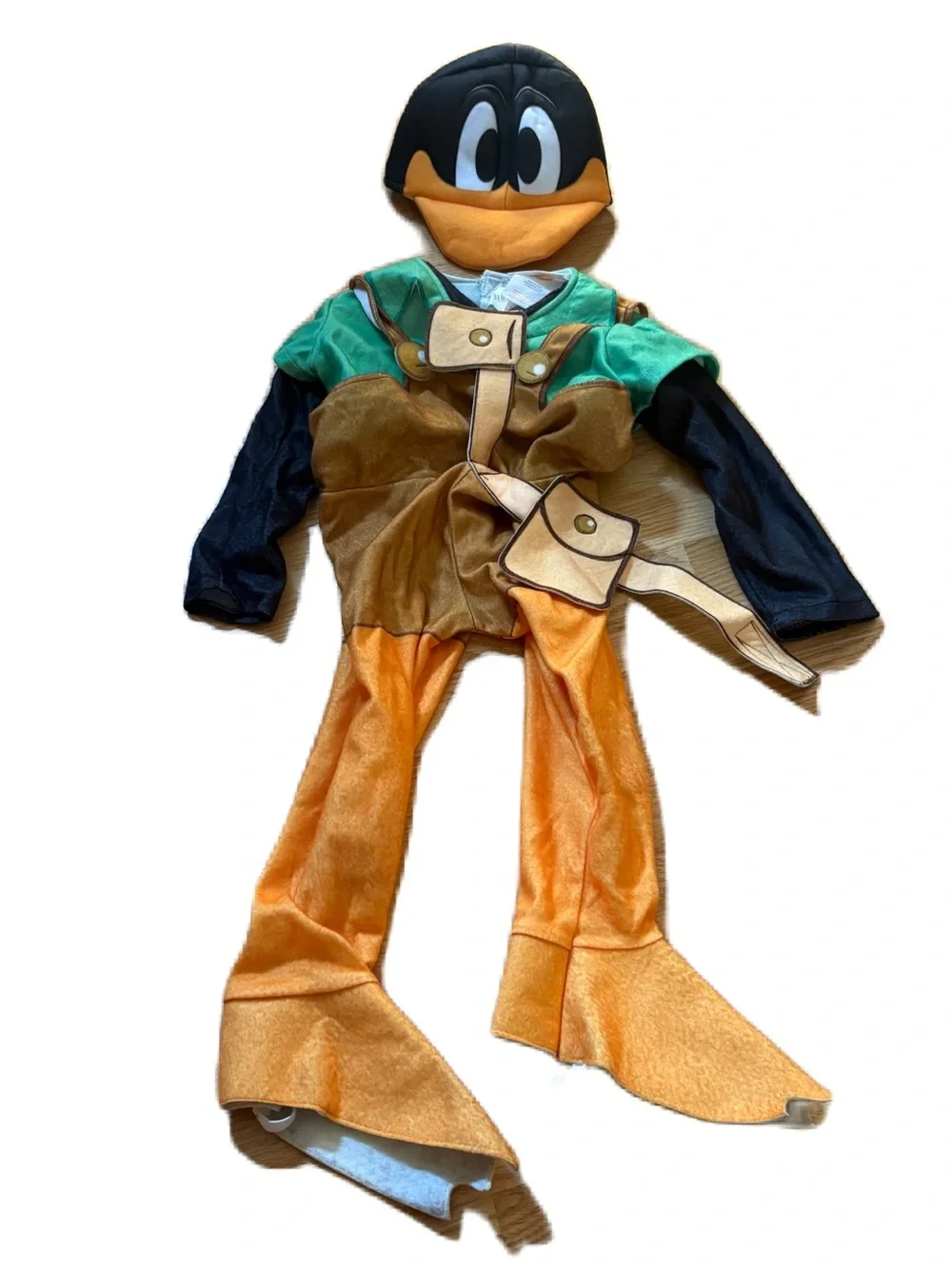 Rubies Bugs Bunny Builders: Daffy Duck Costume 2T Halloween Looney Tunes